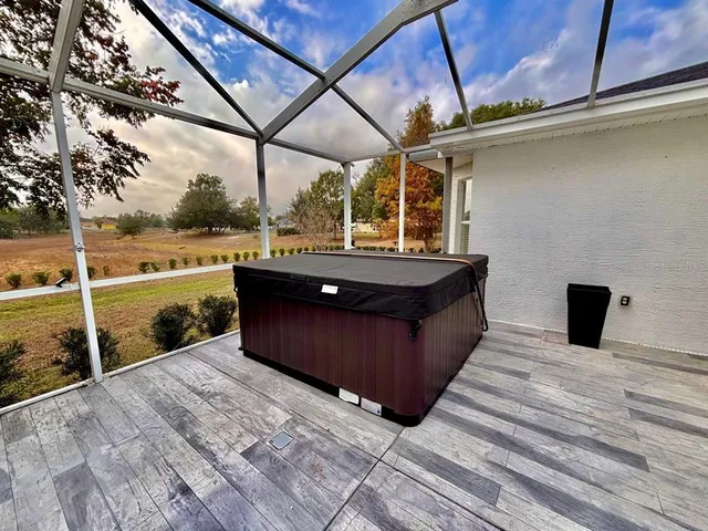 a view of outdoor space with swimming pool