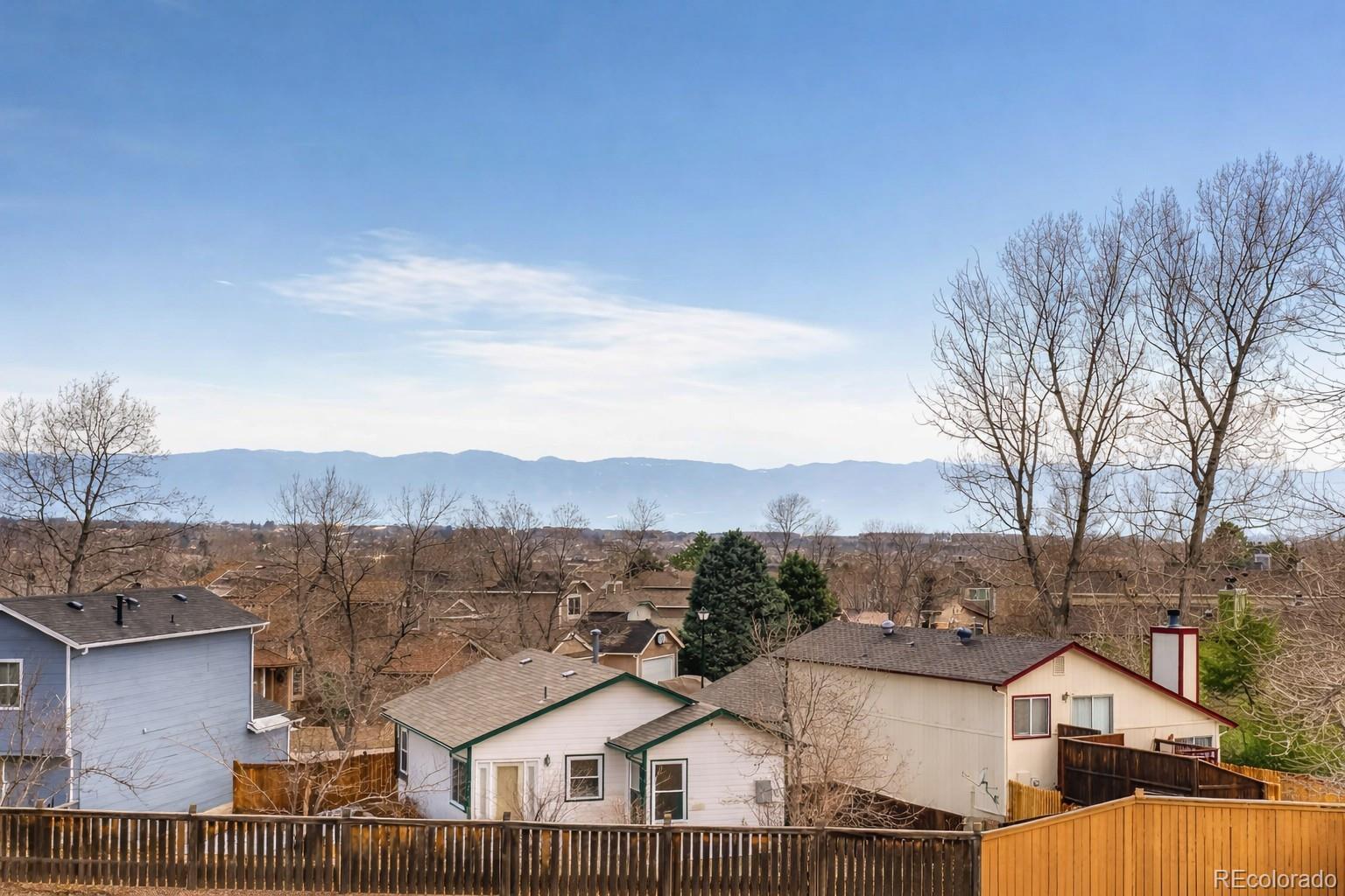 805 Summer Drive Highlands Ranch, CO 80126 - Photo 10 of 10 an aerial view of residential houses with outdoor space and trees
