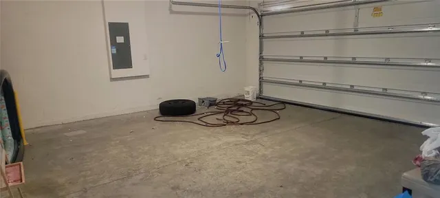 a view of a closet with storage