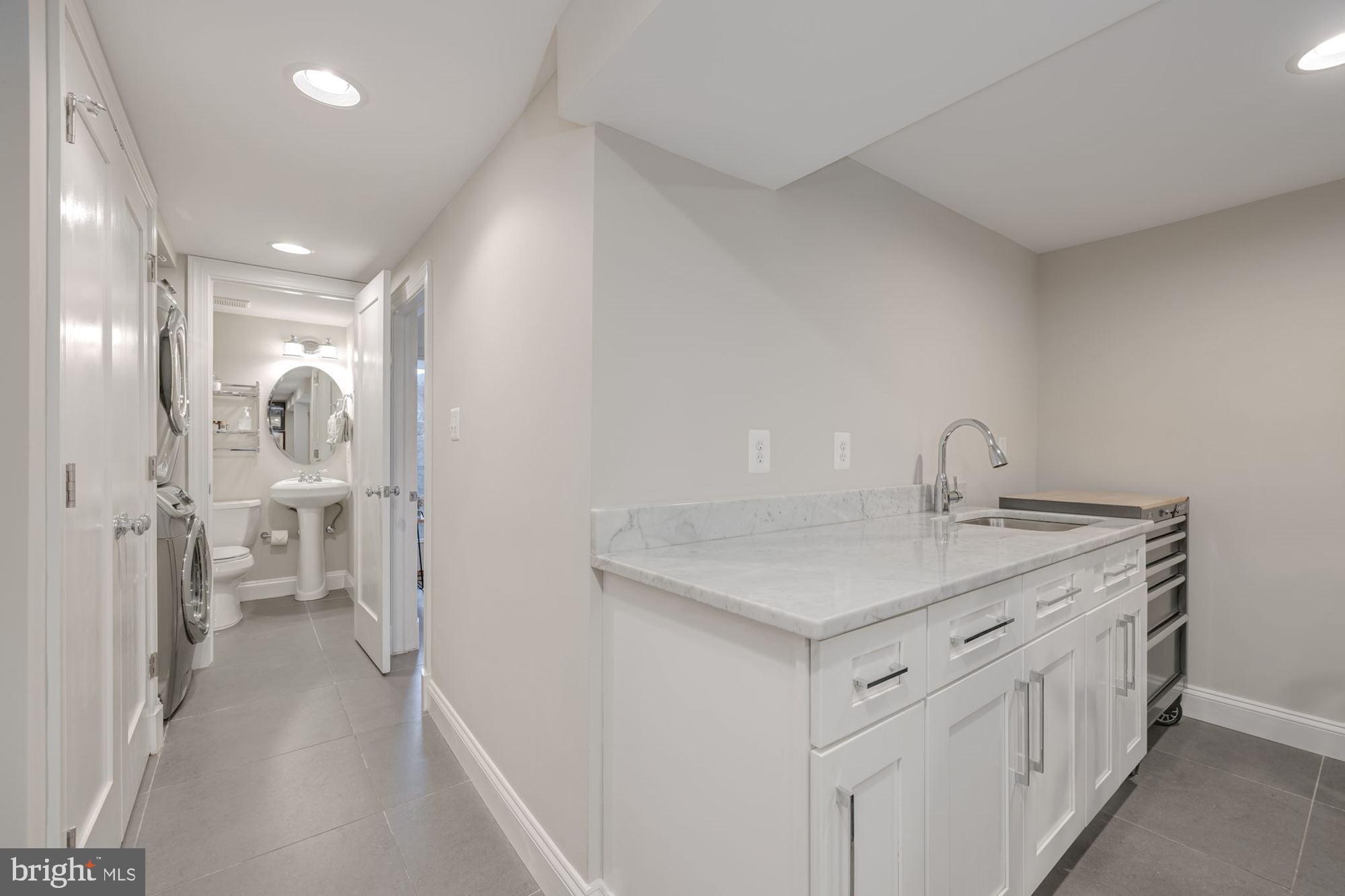 220 Randolph Place Northeast Washington, DC 20002 - Photo 15 of 19 Lower Level Wet Bar