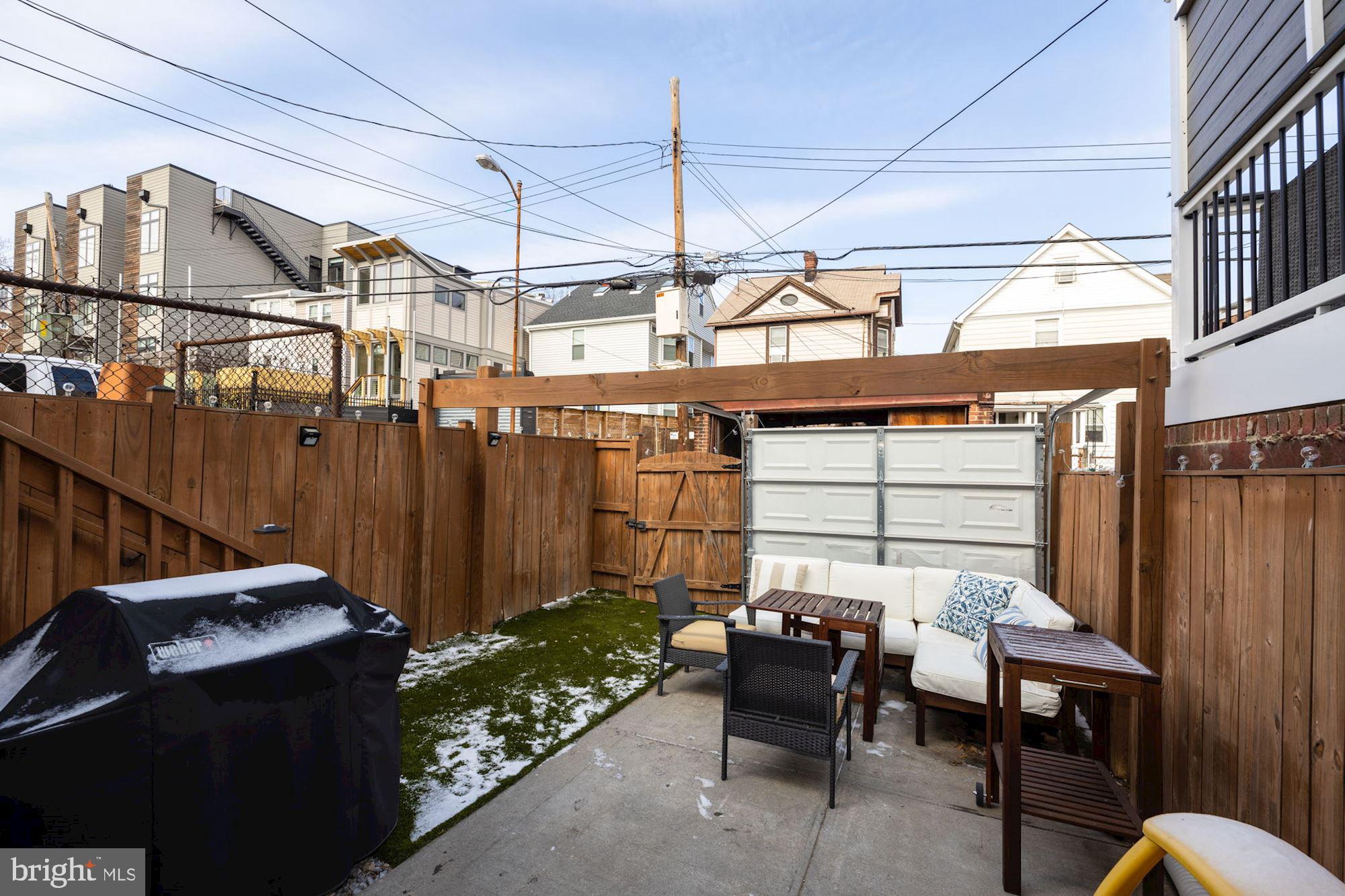 220 Randolph Place Northeast Washington, DC 20002 - Photo 18 of 19 Fenced-In Rear Patio