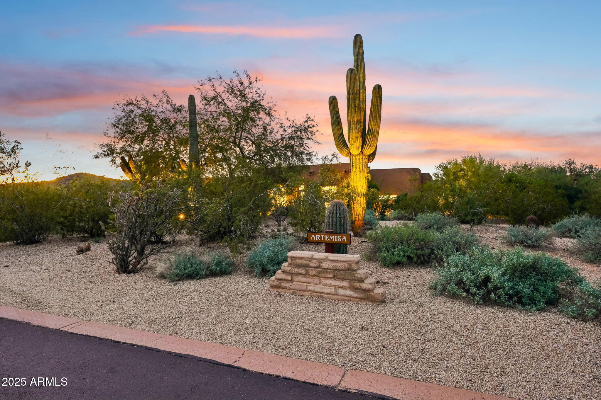 30600 North Pima Road, Unit 49 Scottsdale, AZ 85266 - Photo 46 of 53 a front view of a house with a yard and garage