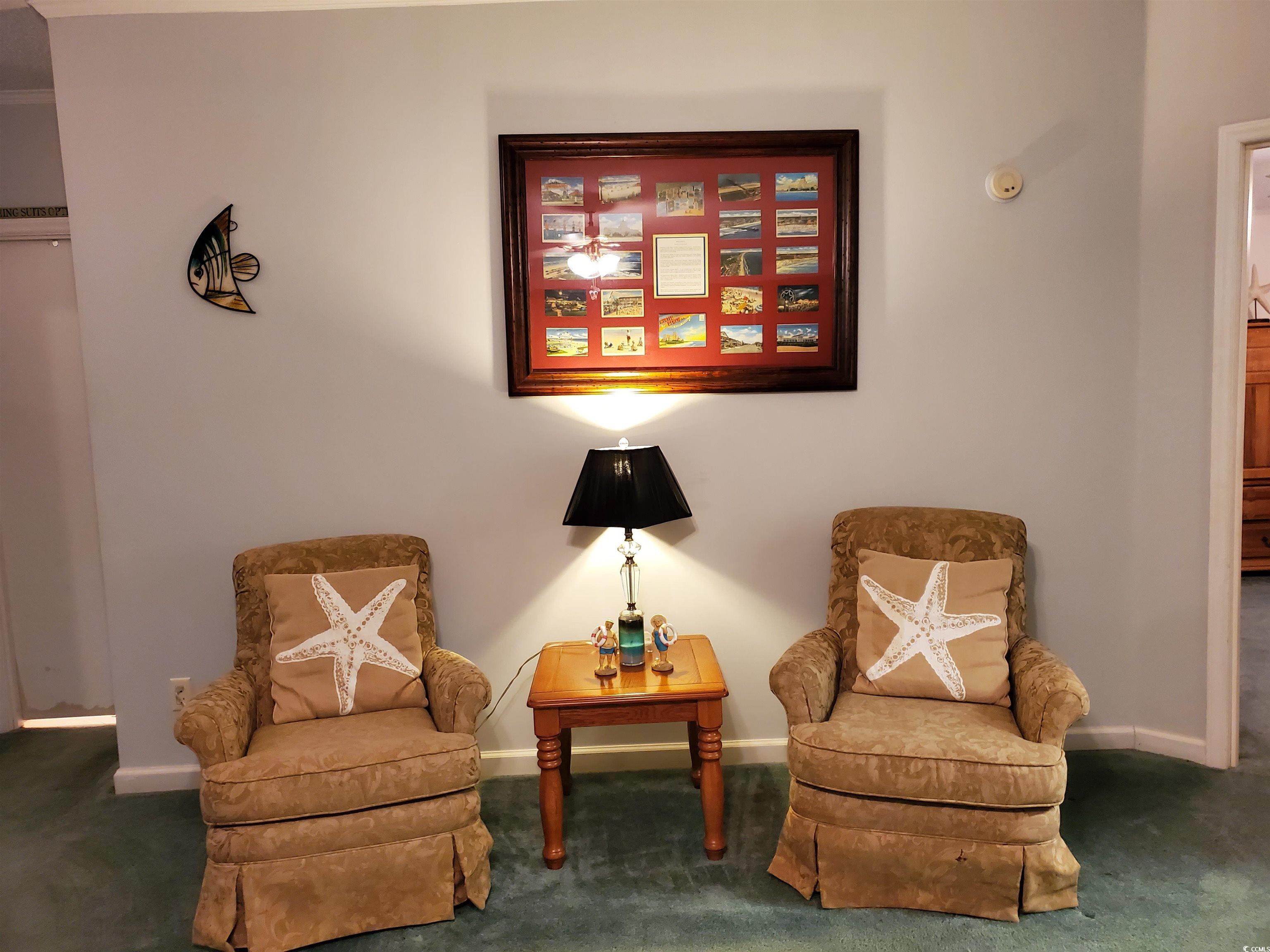 441 Delton Drive Murrells Inlet, SC 29576 - Photo 22 of 30 Sitting room with dark carpet