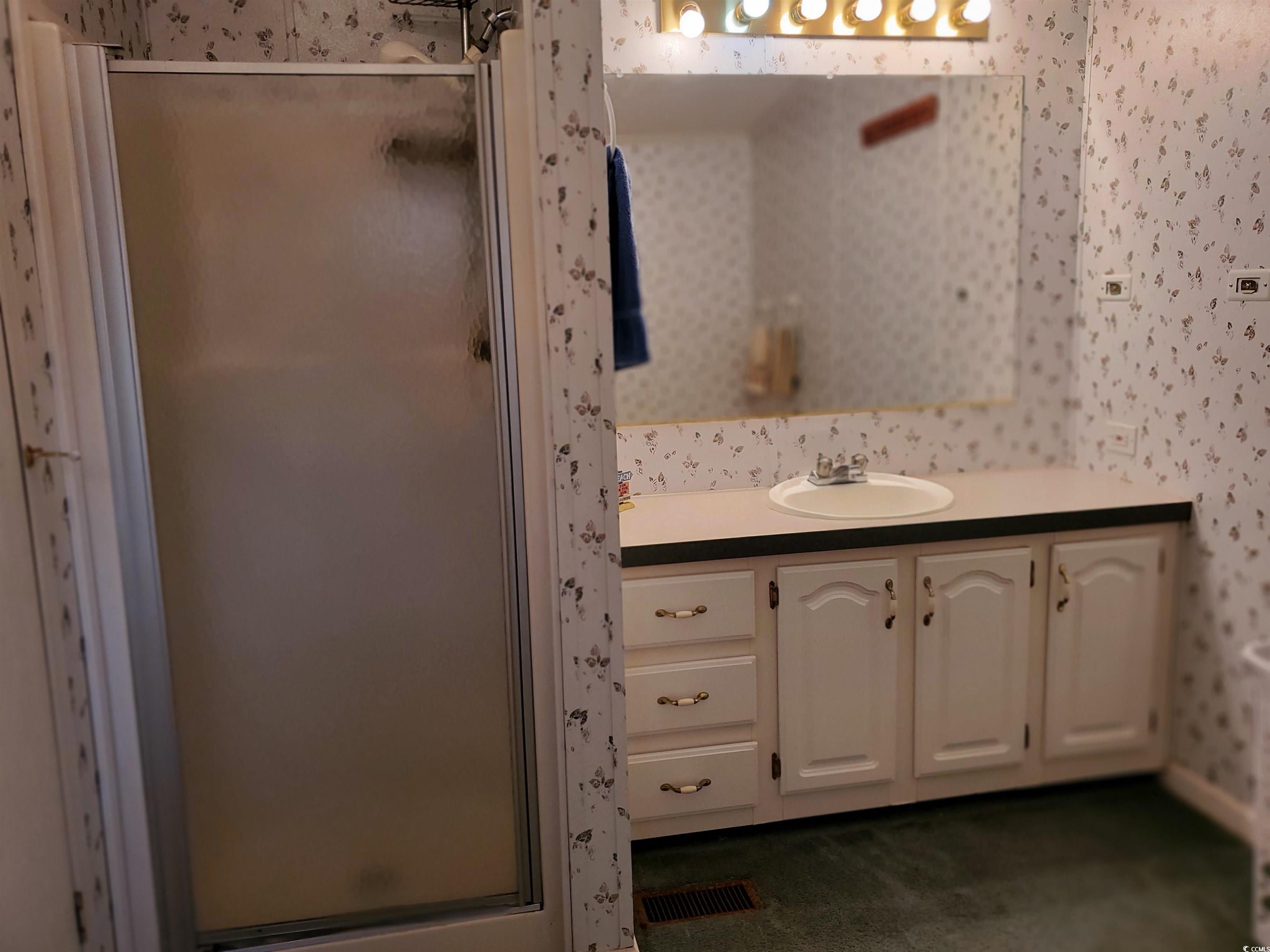441 Delton Drive Murrells Inlet, SC 29576 - Photo 23 of 30 Bathroom featuring vanity and walk in shower