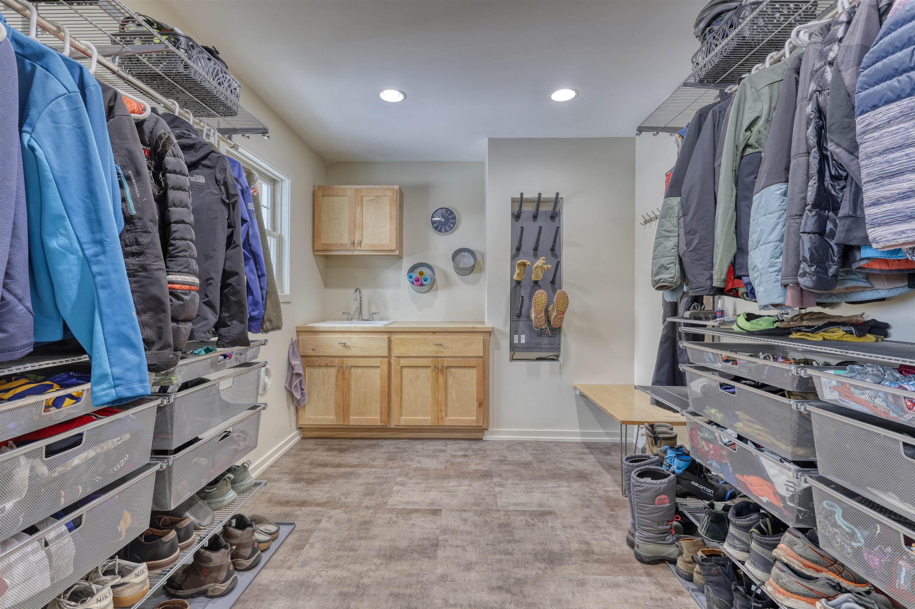 8056 North North Road Springbrook, WI 54875 - Photo 31 of 65 Walk in closet featuring a sink