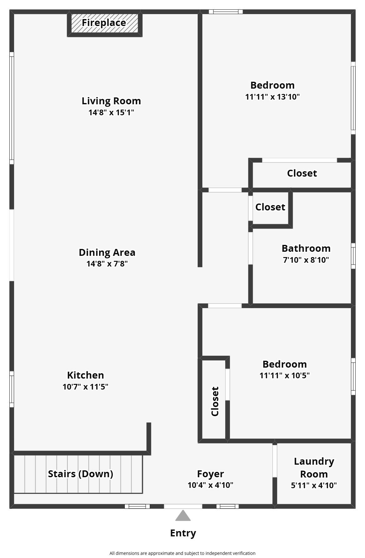 8056 North North Road Springbrook, WI 54875 - Photo 46 of 65 View of room layout