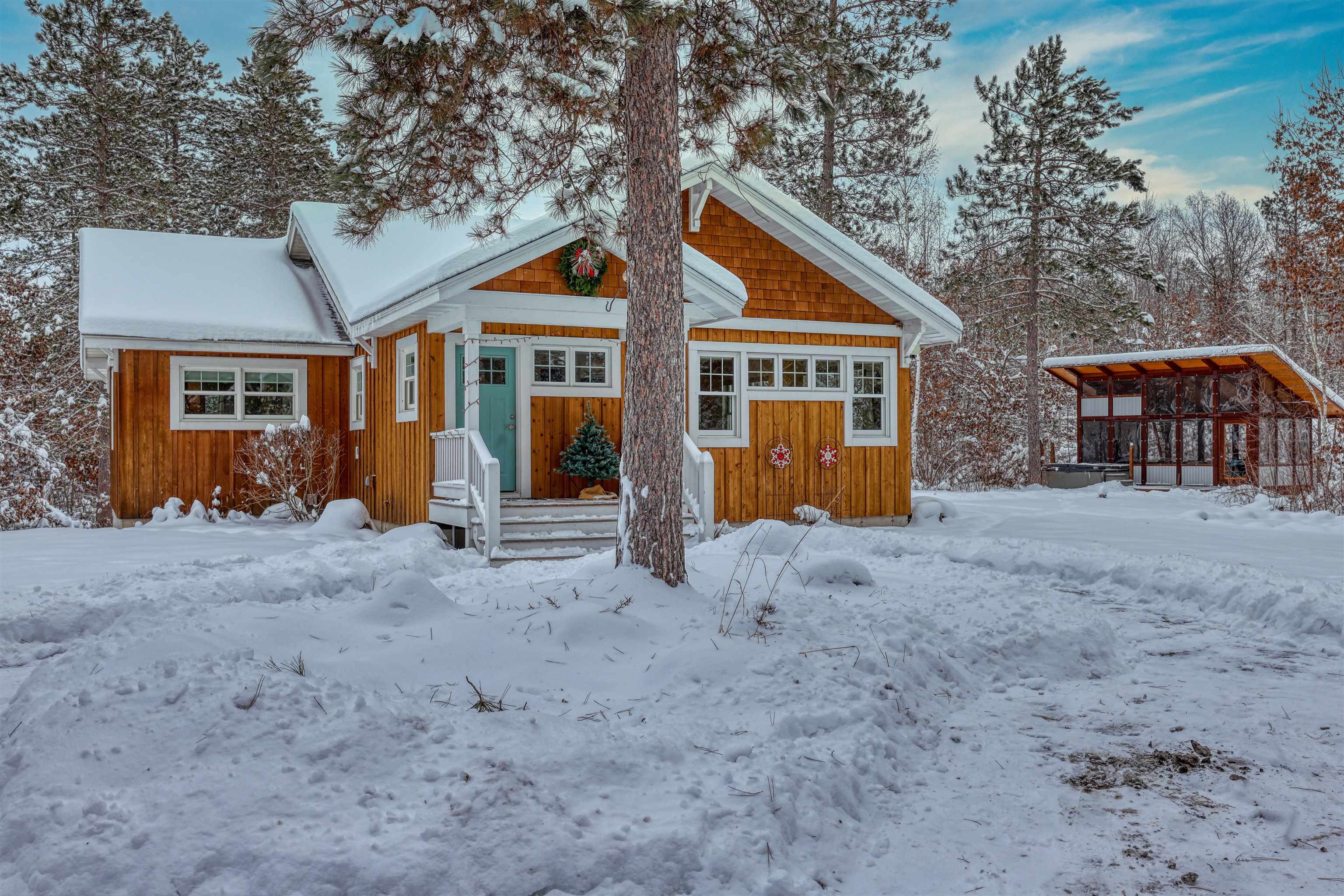 8056 North North Road Springbrook, WI 54875 - Photo 5 of 65 View of front of home