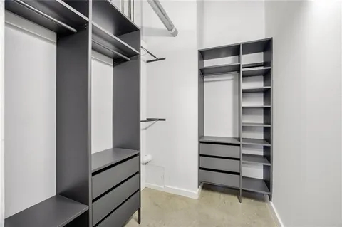 a view of walk in closet