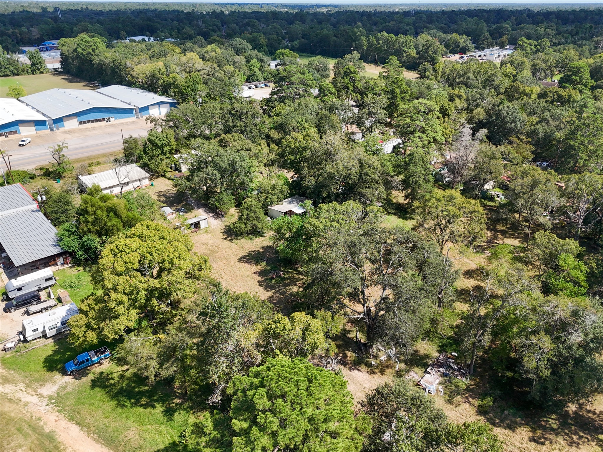 220 Porter Road Conroe, TX 77301 - Photo 7 of 23 a view of a garden with a tree