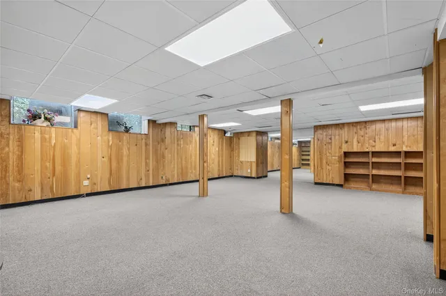 a view of room with furniture