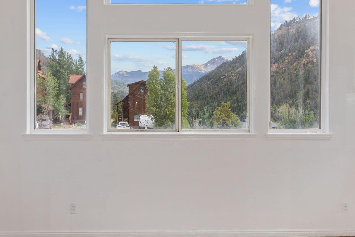 896 Two Rivers Drive, Unit 4 Telluride, CO 81435 - Photo 11 of 13 Views through Living Room Windows