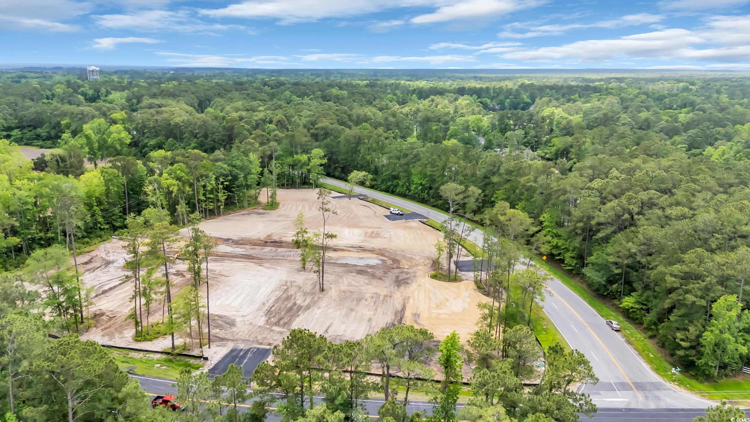 1095 Wachesaw Road Murrells Inlet, SC 29576 - Photo 14 of 17 Birds eye view of property featuring a forest view