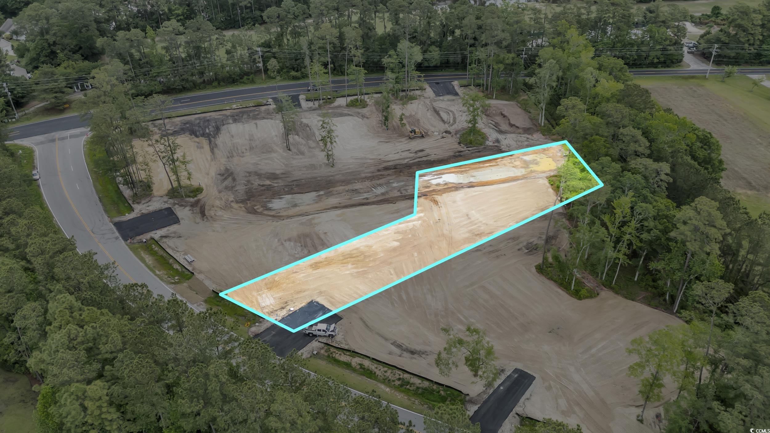 1095 Wachesaw Road Murrells Inlet, SC 29576 - Photo 4 of 17 Bird's eye view featuring a wooded view