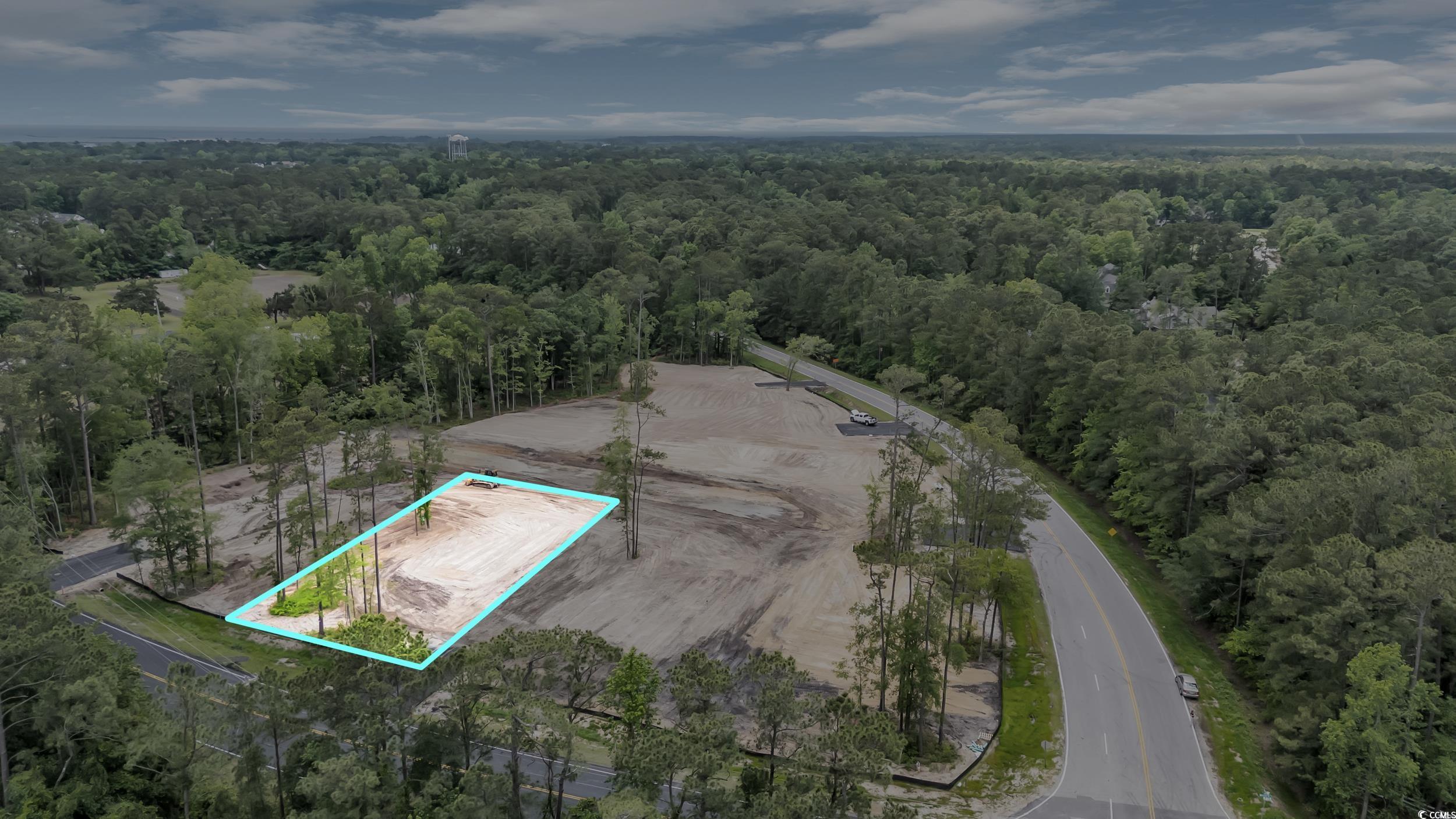 1095 Wachesaw Road Murrells Inlet, SC 29576 - Photo 9 of 17 Birds eye view of property with a wooded view