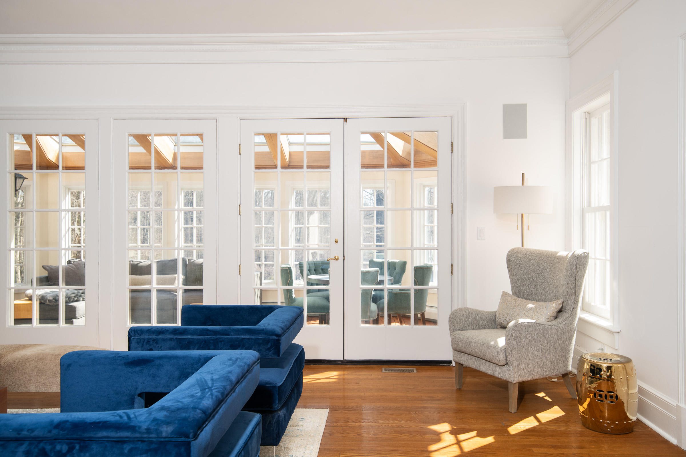 65 Sunset Hill Road New Canaan, CT 06840 - Photo 7 of 21 a living room with furniture and a large window