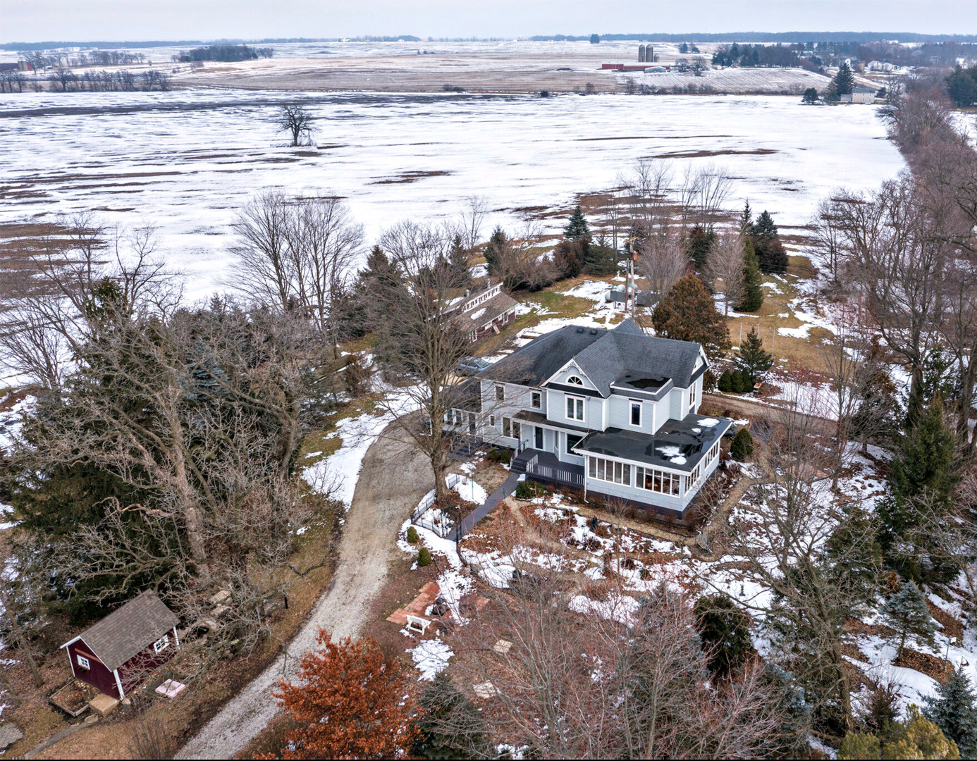 11004 Vanderkarr Road Hebron, IL 60034 - Photo 2 of 35 a view of a lake with outdoor space