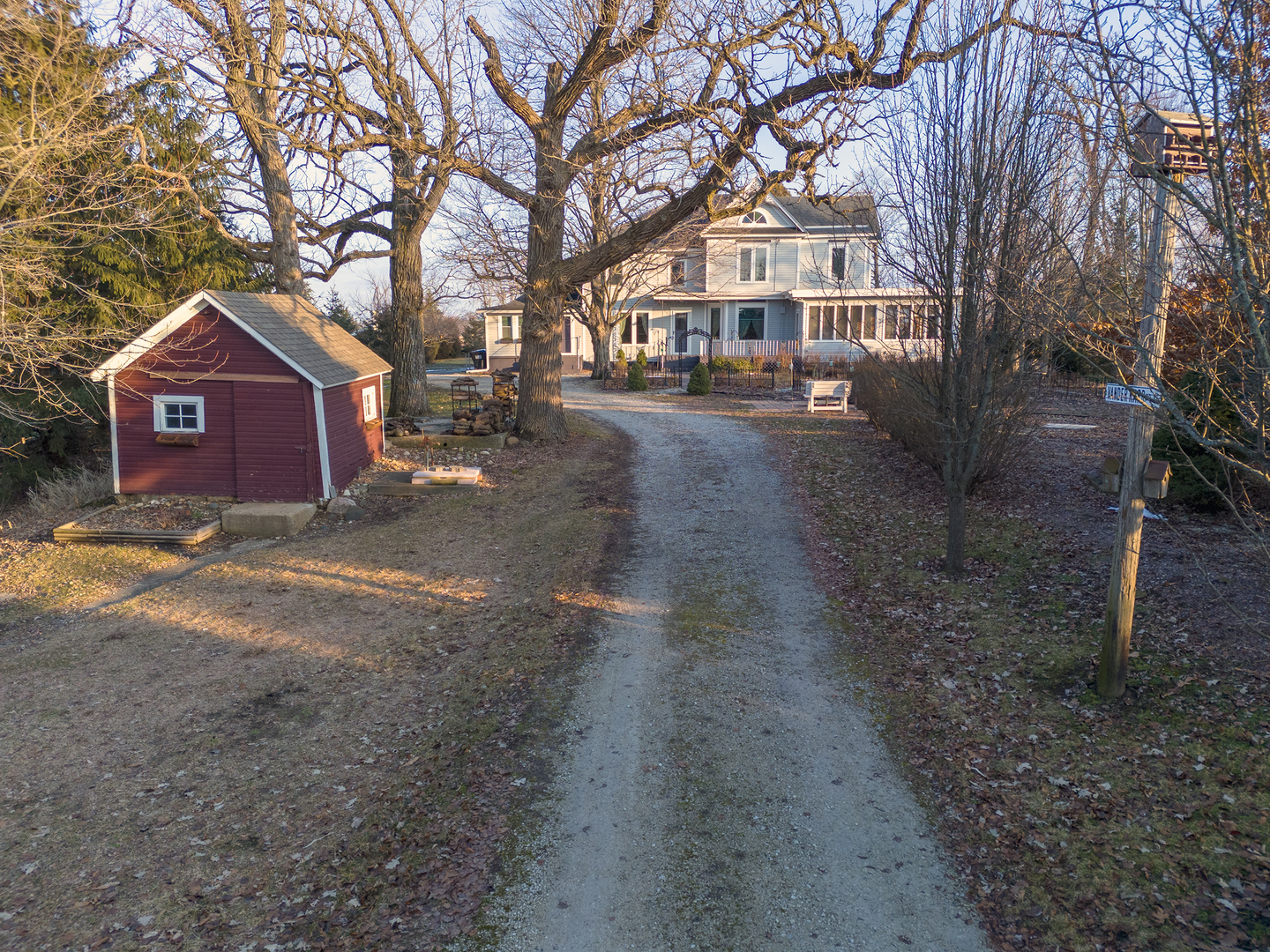 11004 Vanderkarr Road Hebron, IL 60034 - Photo 35 of 35 a view of a town with large trees