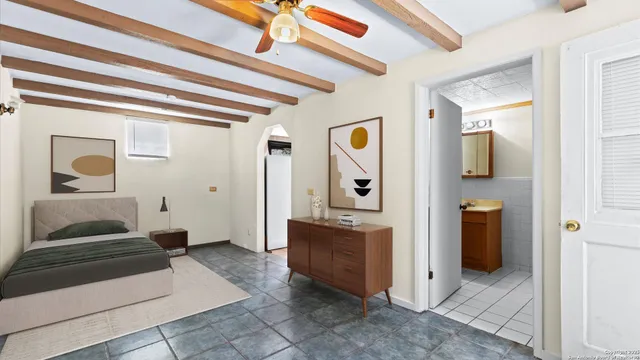 a room with storage and utility