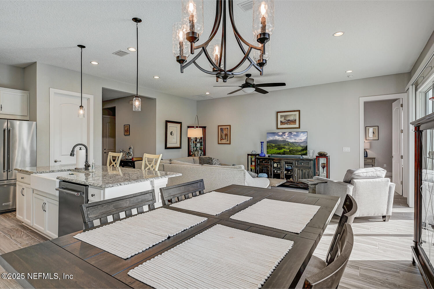 264 Vly Fls Way St. Johns, FL 32259 - Photo 2 of 37 a living room with lots of furniture and kitchen view