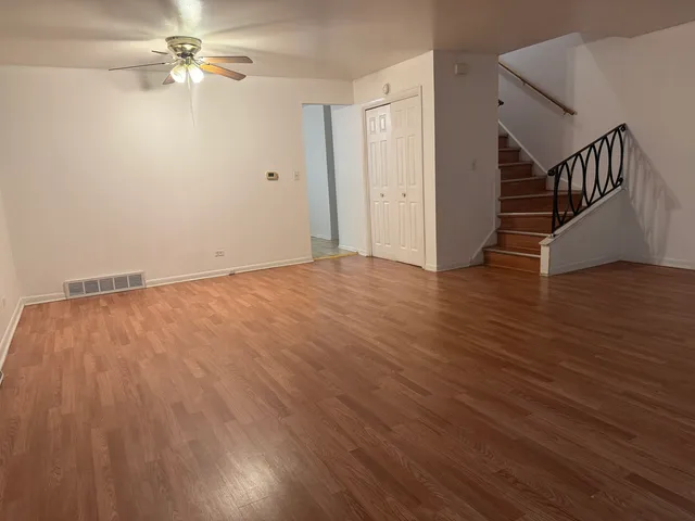 wooden floor in an empty room