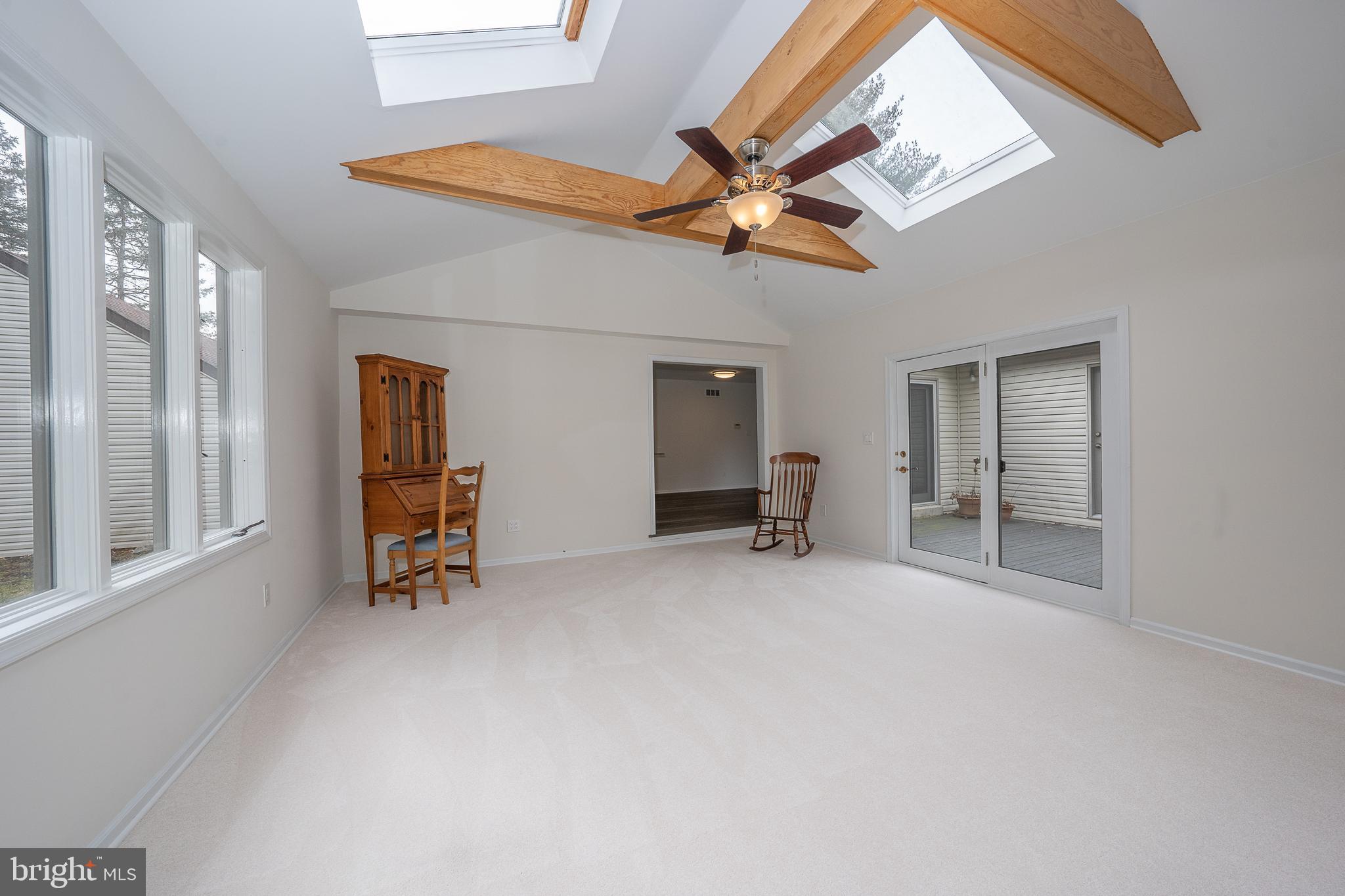 8 Applewood Road Malvern, PA 19355 - Photo 25 of 63 Great Room w/Skylights & Exposed Beams