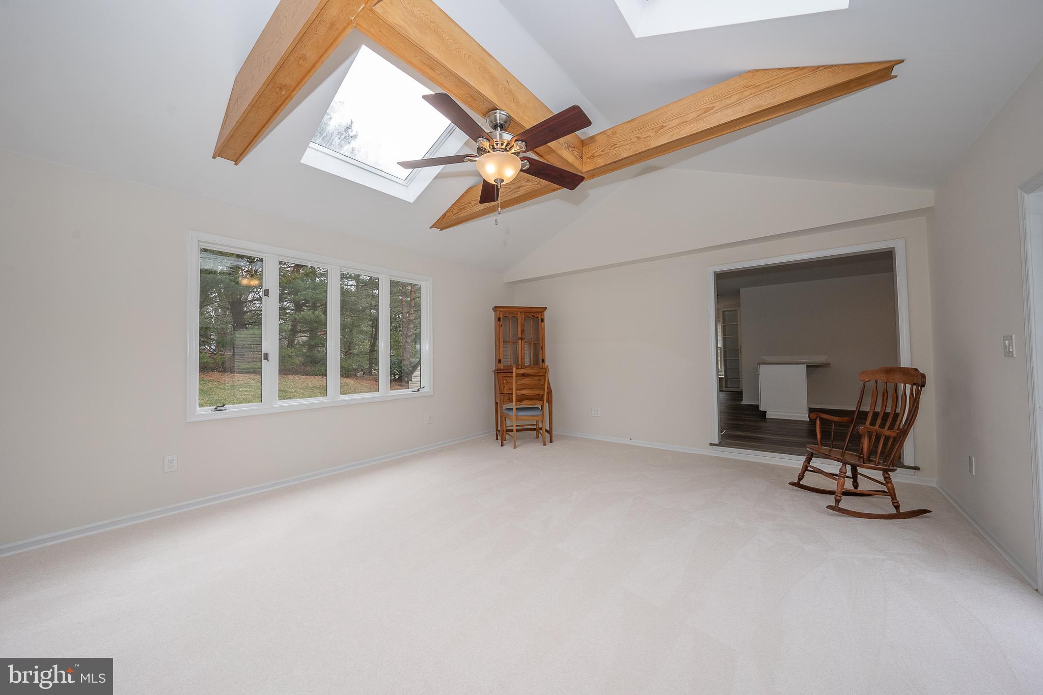 8 Applewood Road Malvern, PA 19355 - Photo 26 of 63 Great Room w/Skylights & Exposed Beams