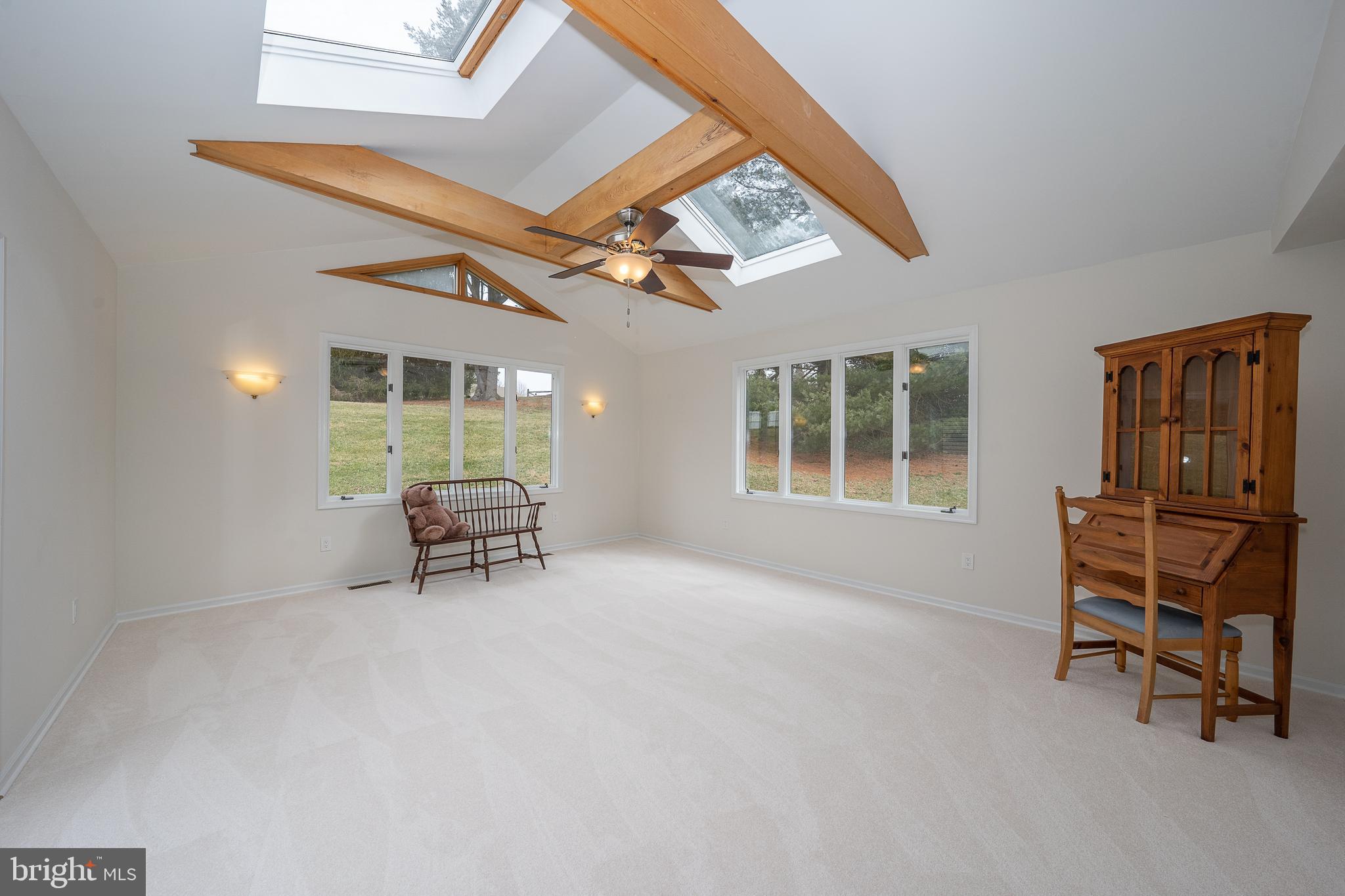 8 Applewood Road Malvern, PA 19355 - Photo 27 of 63 Great Room w/Skylights & Exposed Beams