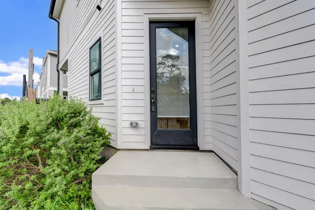 a view of front door of house