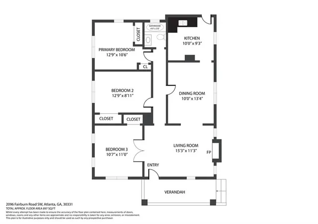 $90,000 | 2096 Fairburn Road Southwest, Atlanta, GA 30331