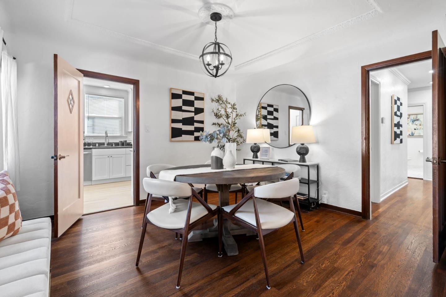 975 Riverside Drive San Jose, CA 95125 - Photo 12 of 46 a view of a dining room with furniture window and wooden floor