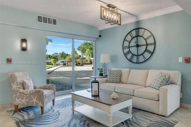 a view of a building with a yard