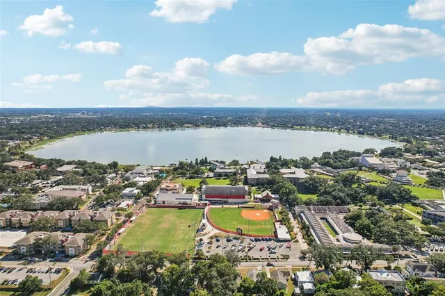 a view of a patio with a yard