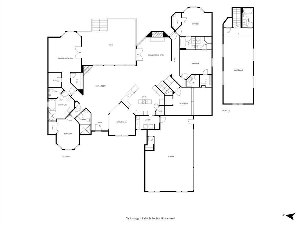 8517 Stallion Street Denton, TX 76208 - Photo 38 of 38 Floor plan is deemed highly reliable but not guaranteed.