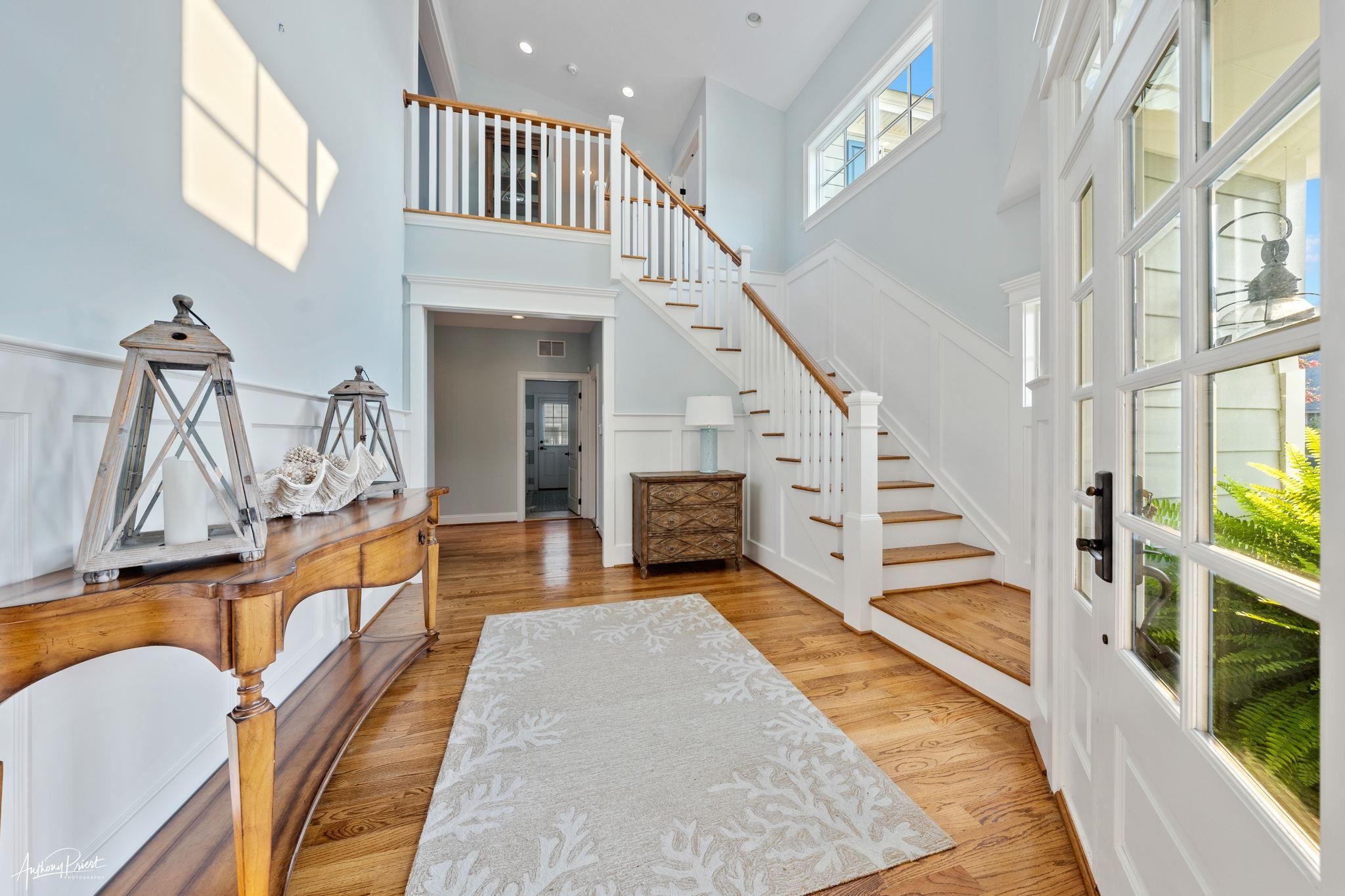 11 Heron Drive Avalon, NJ 08202 - Photo 7 of 29 a view of entryway and hall with wooden floor