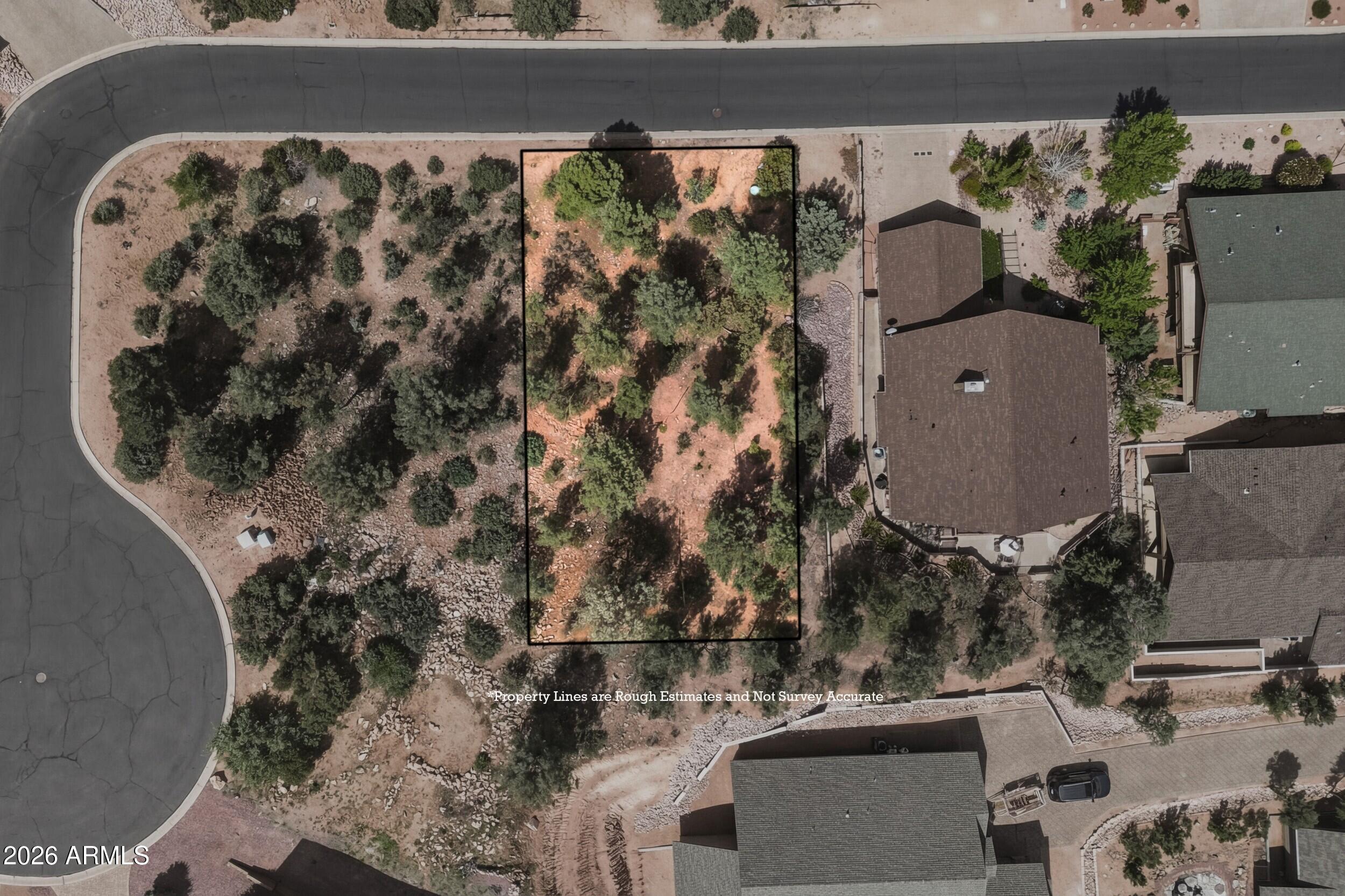 1911 East Starlight Pass, Unit 107 Payson, AZ 85541 - Photo 6 of 6 an aerial view of a highlighted house