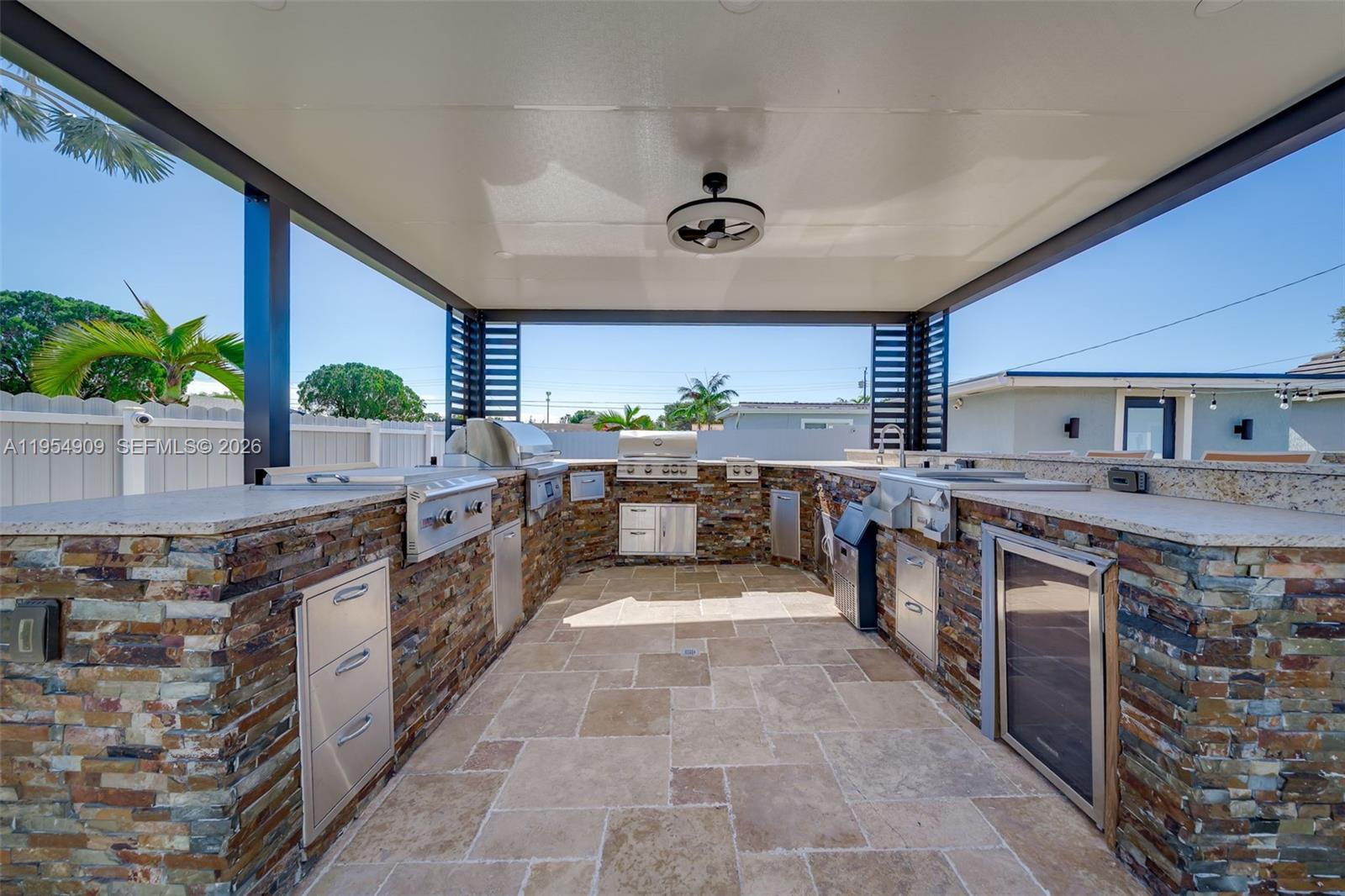 11800 Southwest 35th Street Miami, FL 33175 - Photo 53 of 60 Gourmet outdoor kitchen