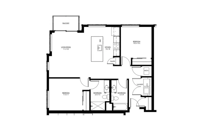 $2,306 | 5945 6th Avenue, Unit 419, Kenosha, WI 53140