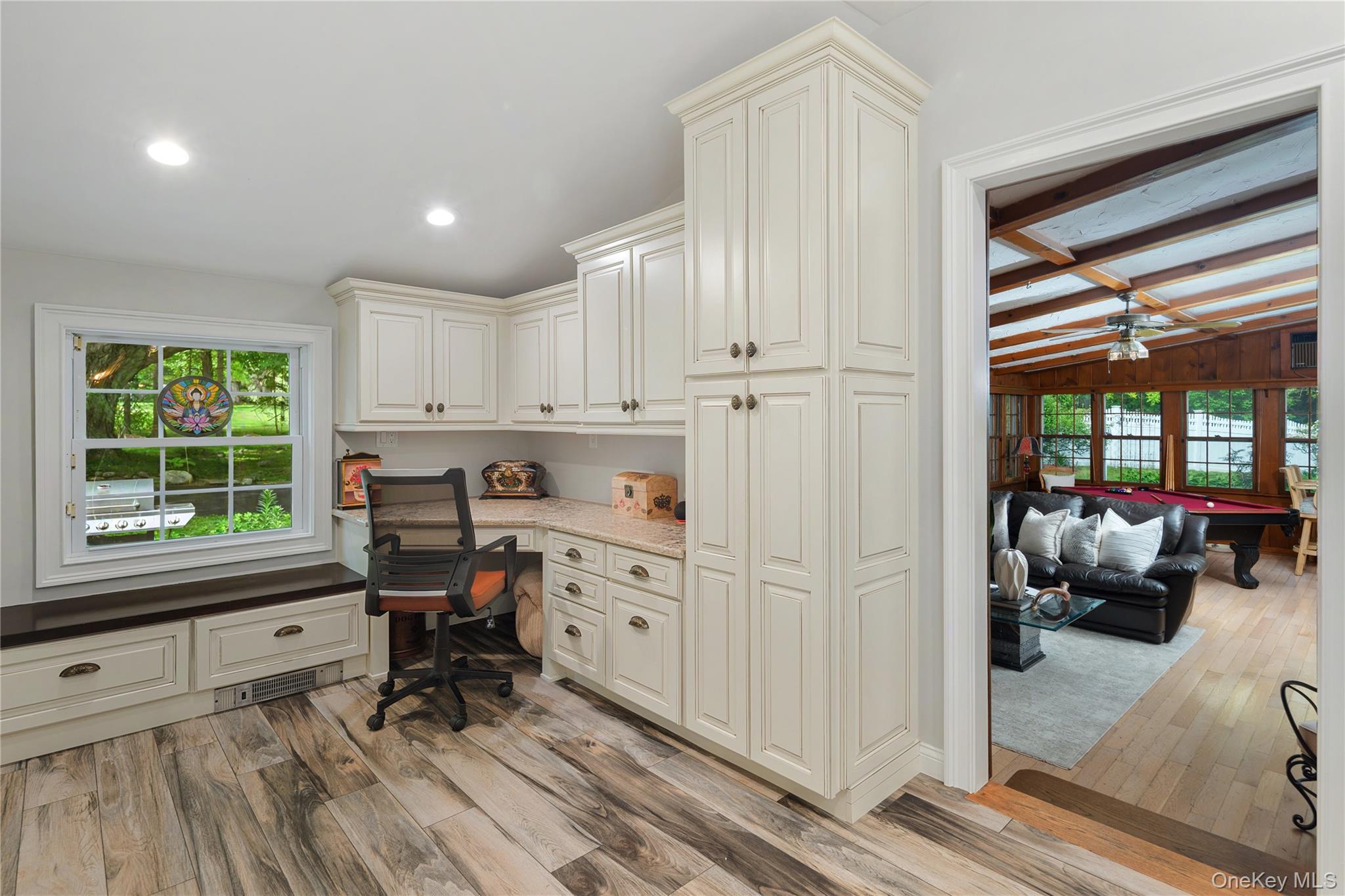 36 Granite Springs Road Granite Springs, NY 10527 - Photo 20 of 49 a view of a workspace with furniture and a window