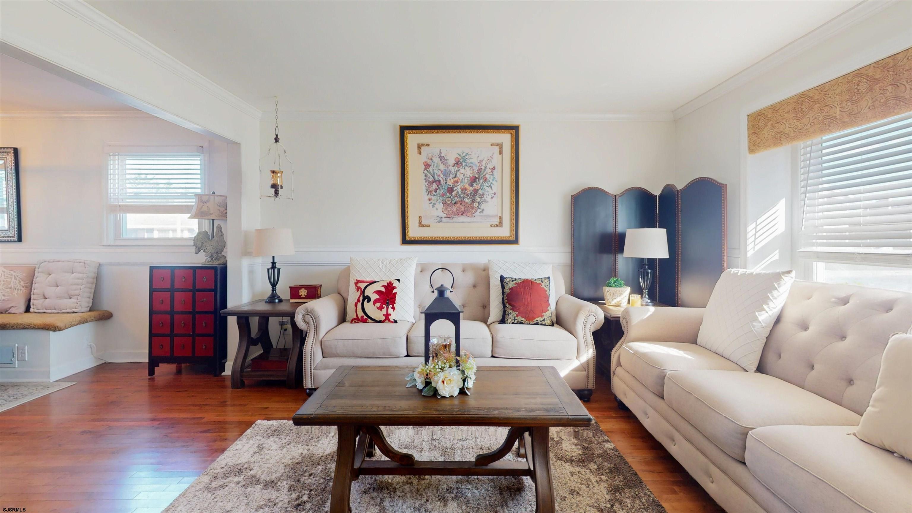 5201 Waterview Drive Brigantine, NJ 08203 - Photo 18 of 33 a living room with furniture and wooden floor