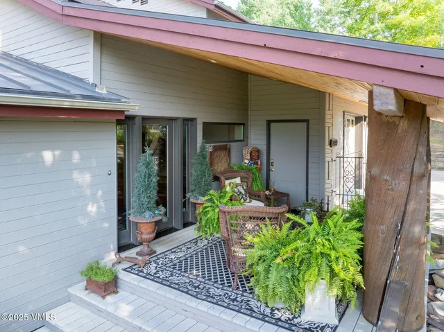 a front view of a house with porch