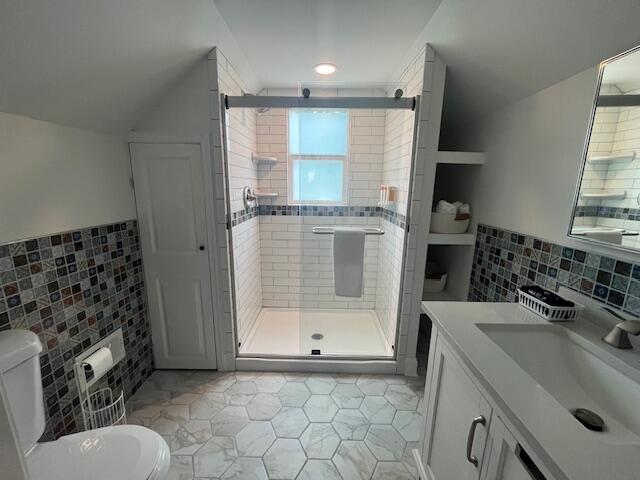 100 Broad Street, Unit E Stroudsburg, PA 18360 - Photo 20 of 25 a bathroom with a sink toilet and shower