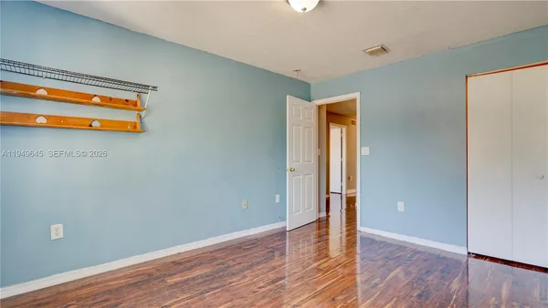 wooden floor in an empty room