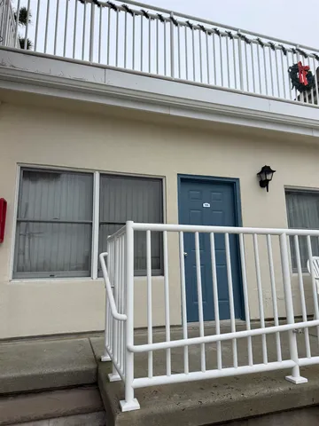 a view of city from balcony