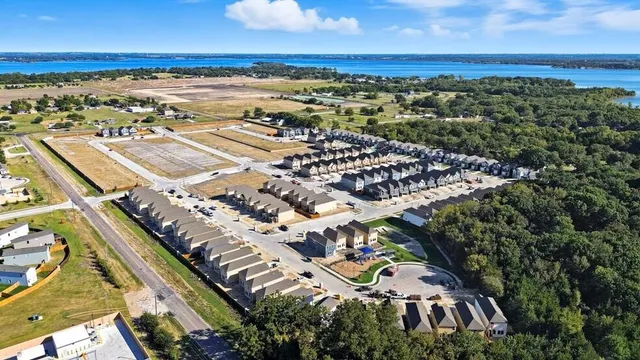 a view of city and ocean