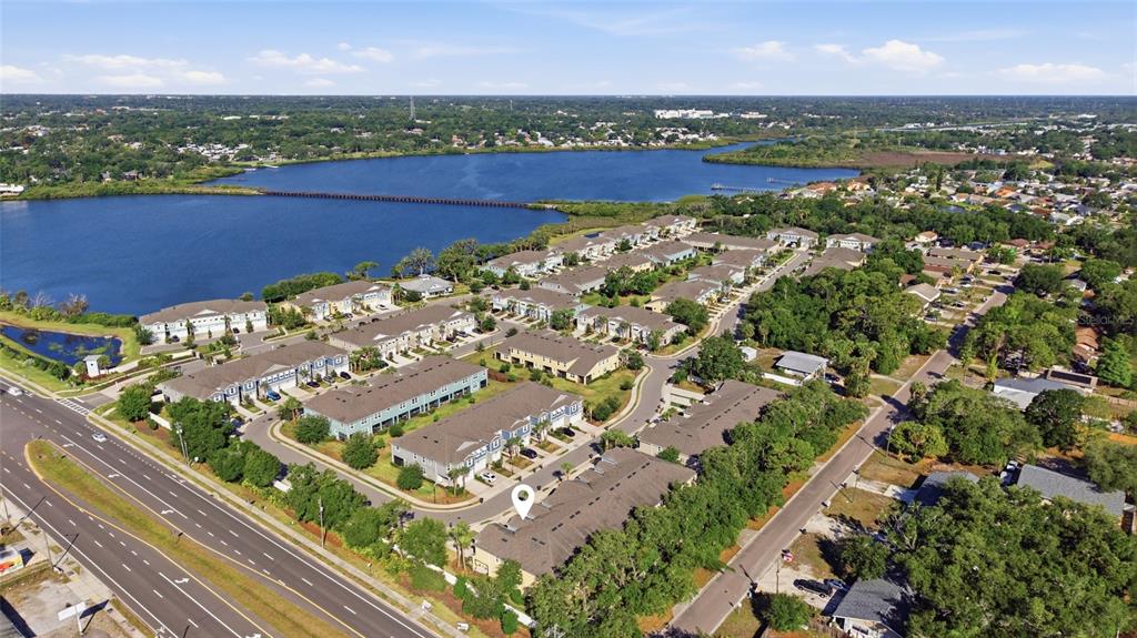 2013 Sunset Wind Loop Oldsmar, FL 34677 - Photo 38 of 43 an aerial view of lake and city