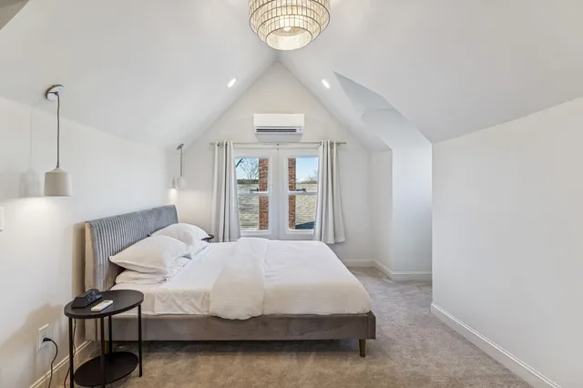 a view of a chairs and table on the deck