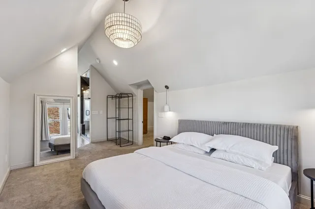 a view of a house with a snow on the wall