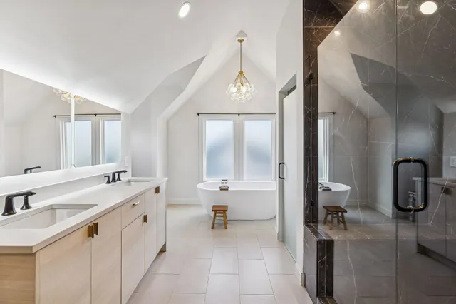 a view of a chairs and table on the wooden floor