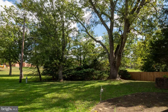 a view of outdoor space with deck and yard