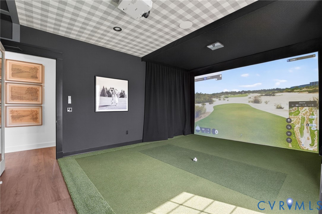 6611 Mayland Rdg Lane; Moseley, VA 23120 - Photo 5 of 21 Amenity | Golf Simulator